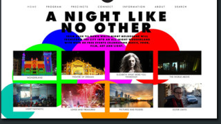 Promotional graphic for an event titled "A Night Like No Other," scheduled for February 23, 2013, from 7 PM to 7 AM.
