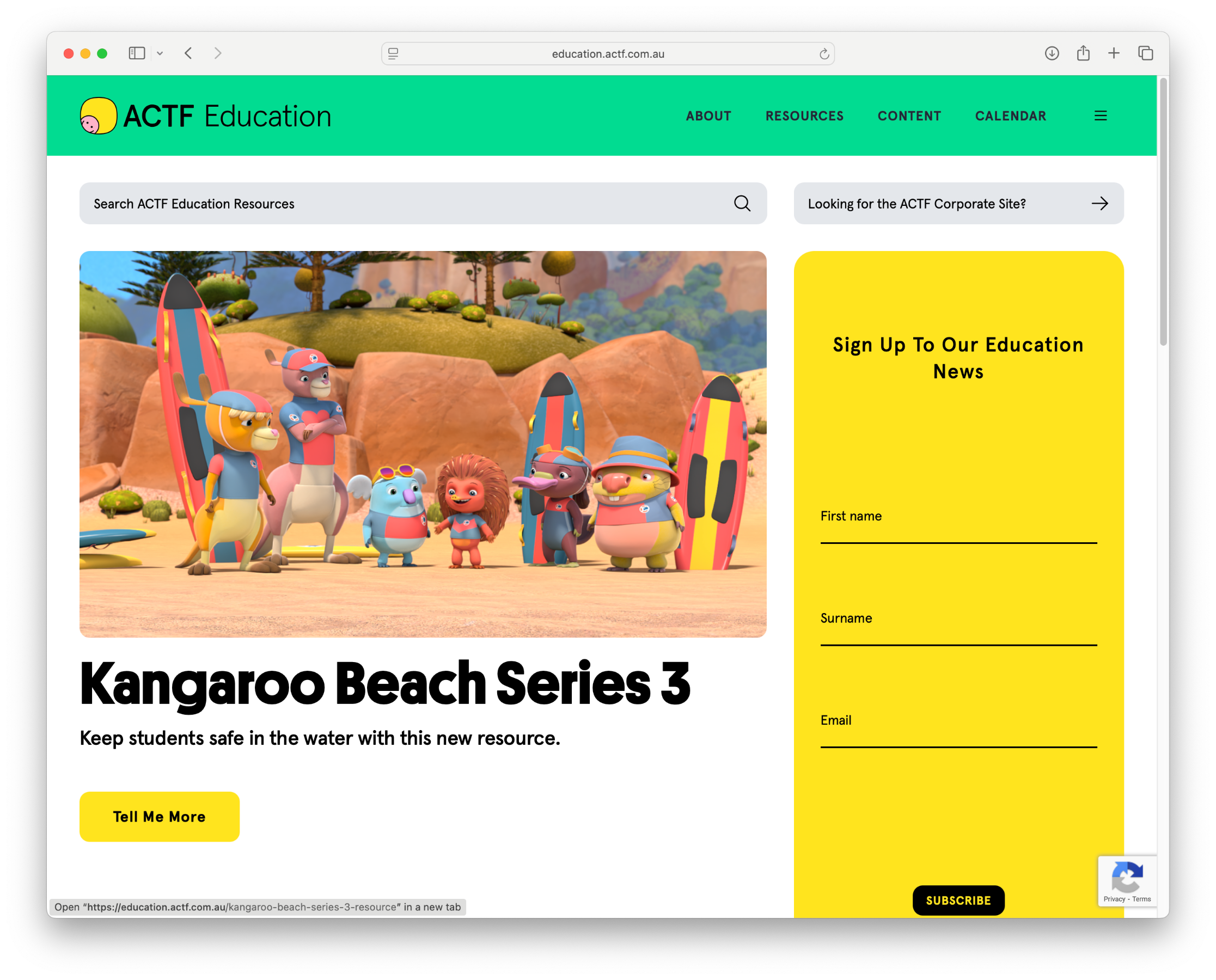 ACTF Education